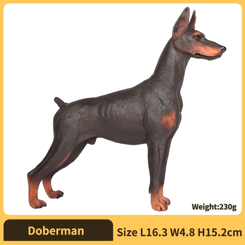 Realistic Dog Figurine Action Figure - Collectible Dog Model Decorative Ornament, Perfect Gifts for Kids & Military Action Figur