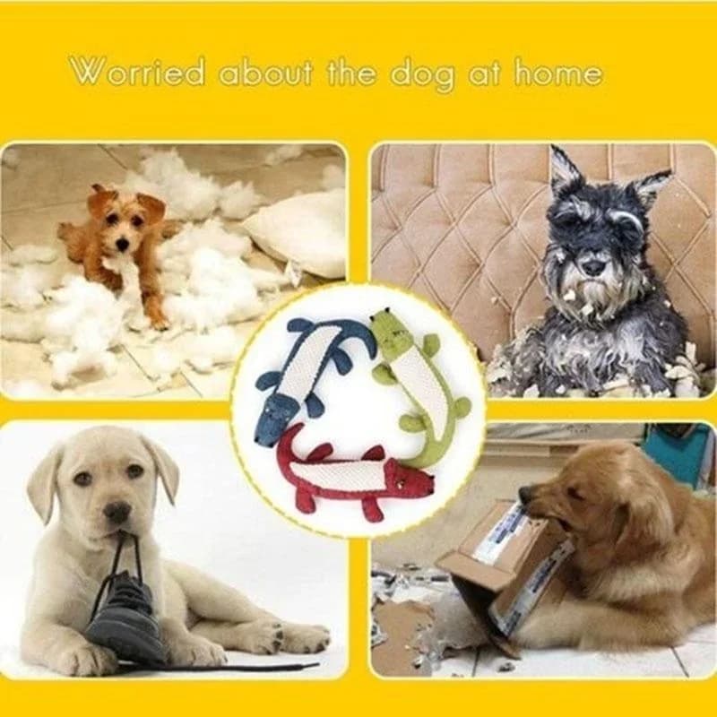 Pet Dog Toys Sound-Sounding Interactive Cartoon Animal Plush Toy Pet Supplies