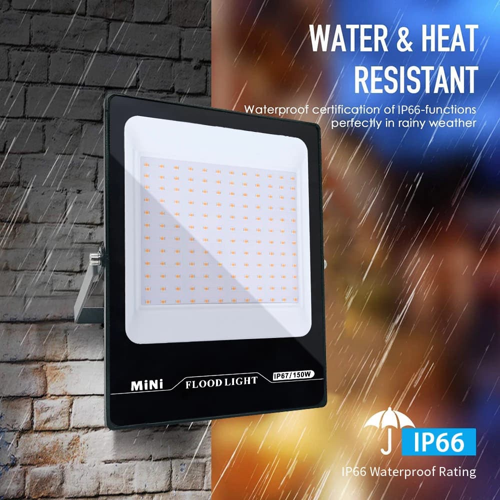 LED floodlight, lightweight, high brightness, energy-saving lamp IP67, stage, courtyard, indoor and outdoor lighting, floodlight