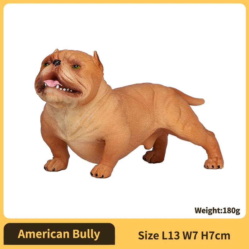 Realistic Dog Figurine Action Figure - Collectible Dog Model Decorative Ornament, Perfect Gifts for Kids & Military Action Figur