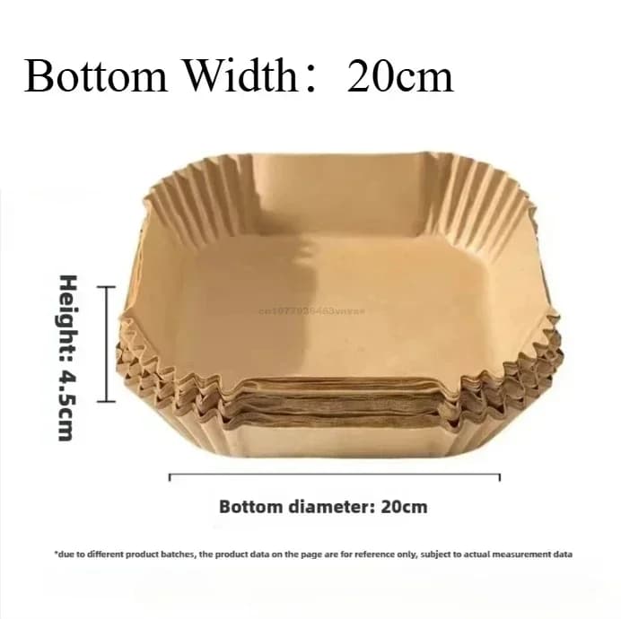 Accessories for Air Fryer Accessories Non-Stick Parchment Paper Liners for Deep Fryer Baking Sheets for Healthy Cooking for Roas