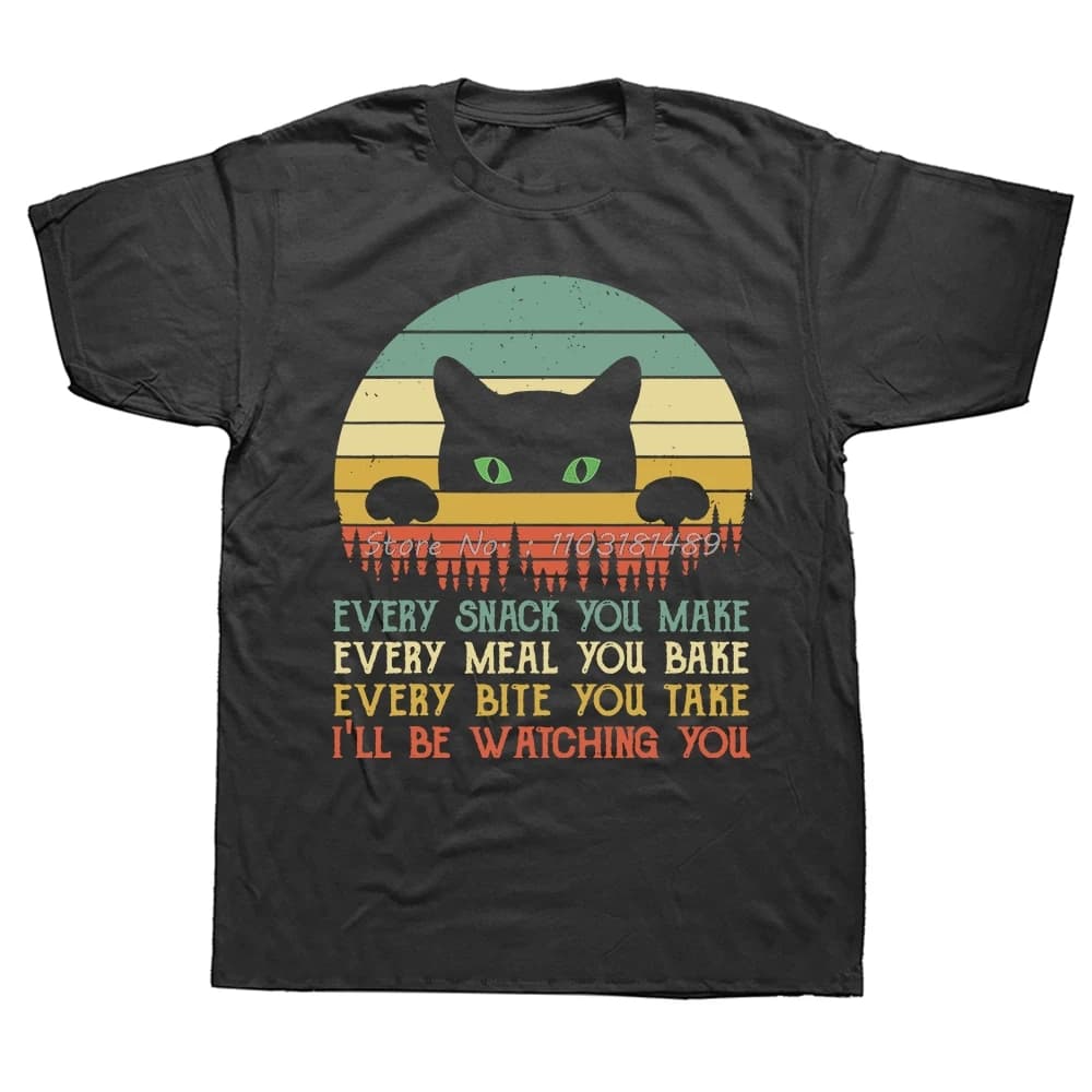 Cat Dad Definition Funny Meaning Shirt Cat Lover Father Gift Camisas Hombre Funny Men's Top T-Shirts Cotton T Shirt Family