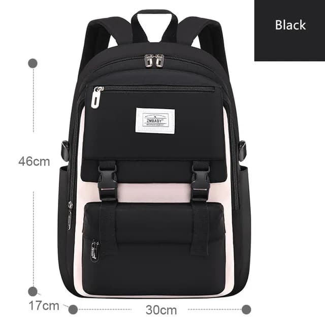 Backpack Children School Bag Back Pack For Boy Girl Kid Child Teenager Class Schoolbag Primary High Bookbag Female Women Teens