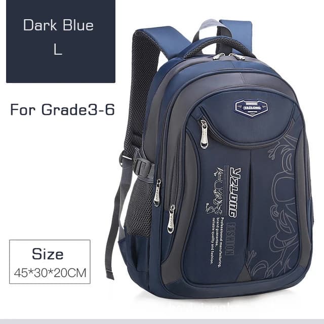 Backpack School Bag Back Pack For Boy Children Kid Child Teenager Schoolbag Male Men Primary Bookbag Bagpack Book Portfolio Teen