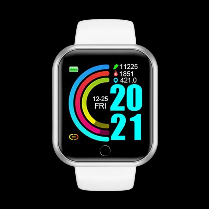 Smart Watch For Men Women Sport Mode Music Control Calorie Distance Fitness Smart Band Message Remind Smart Bracelet Android IOS