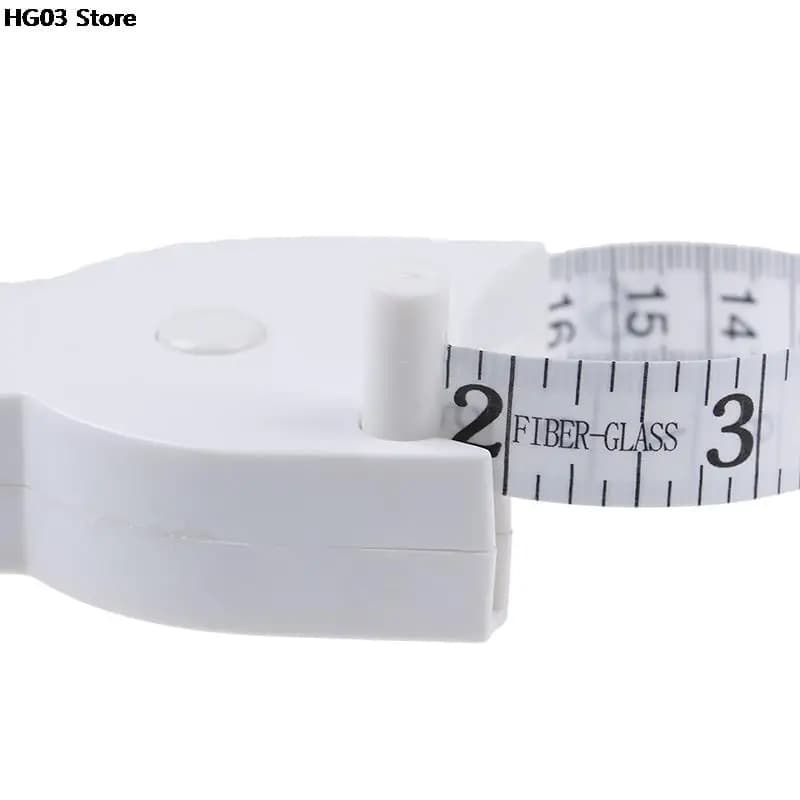 High Qulaity 1.5m Fitness Accurate Body Fat Measuring Body Tape Ruler Measure Tape Measure White Body Fat Caliper
