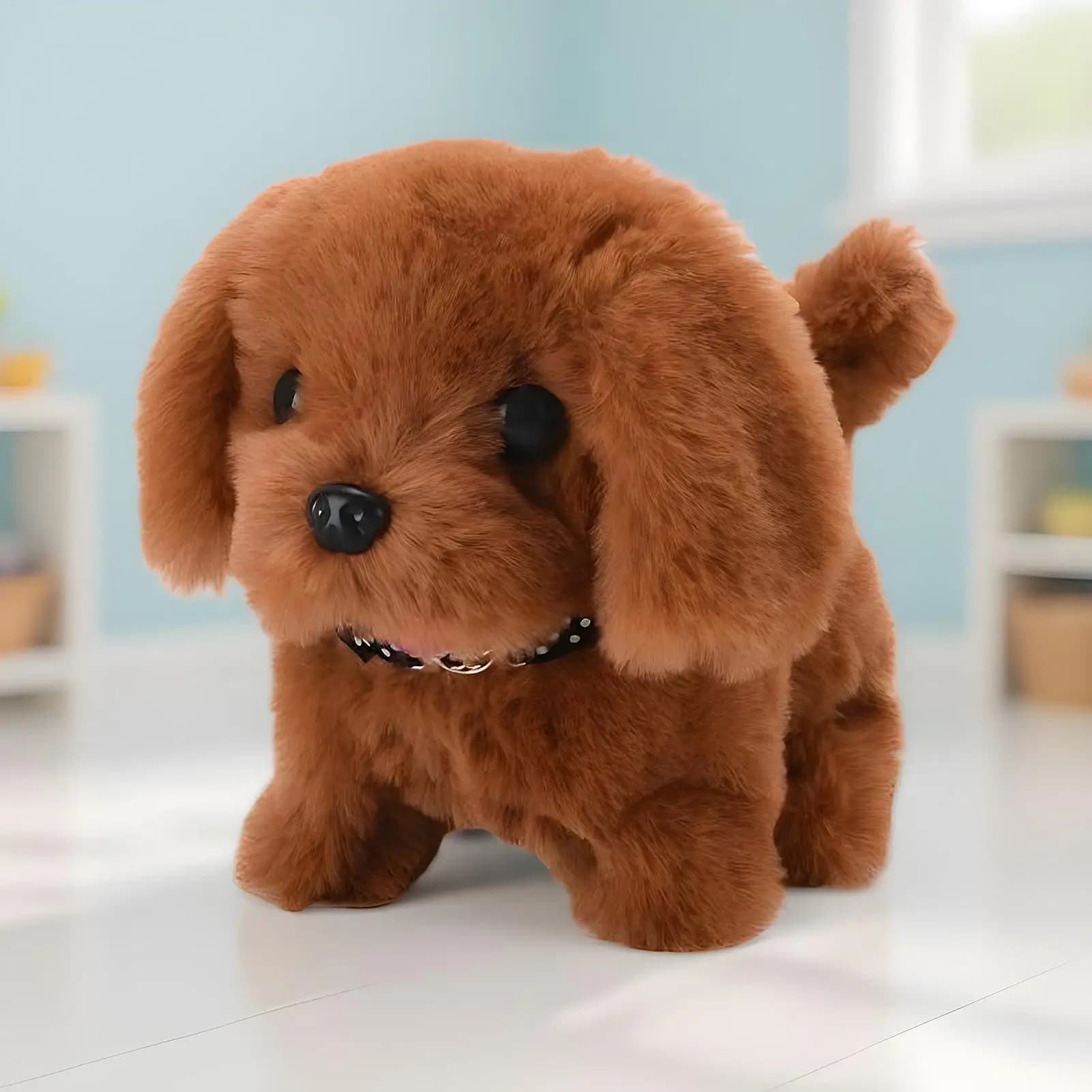 Interactive Robotic Puppy Toy Realistic Electronic Pet With Life&like Actions Fun Companion For Boys Girls Kids Home Travel