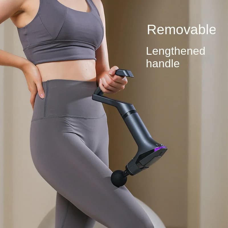Hot Selling Long-handle Electric Massage Gun: Multifunctional for Muscle Relaxation, Deep Tissue Percussion Relief