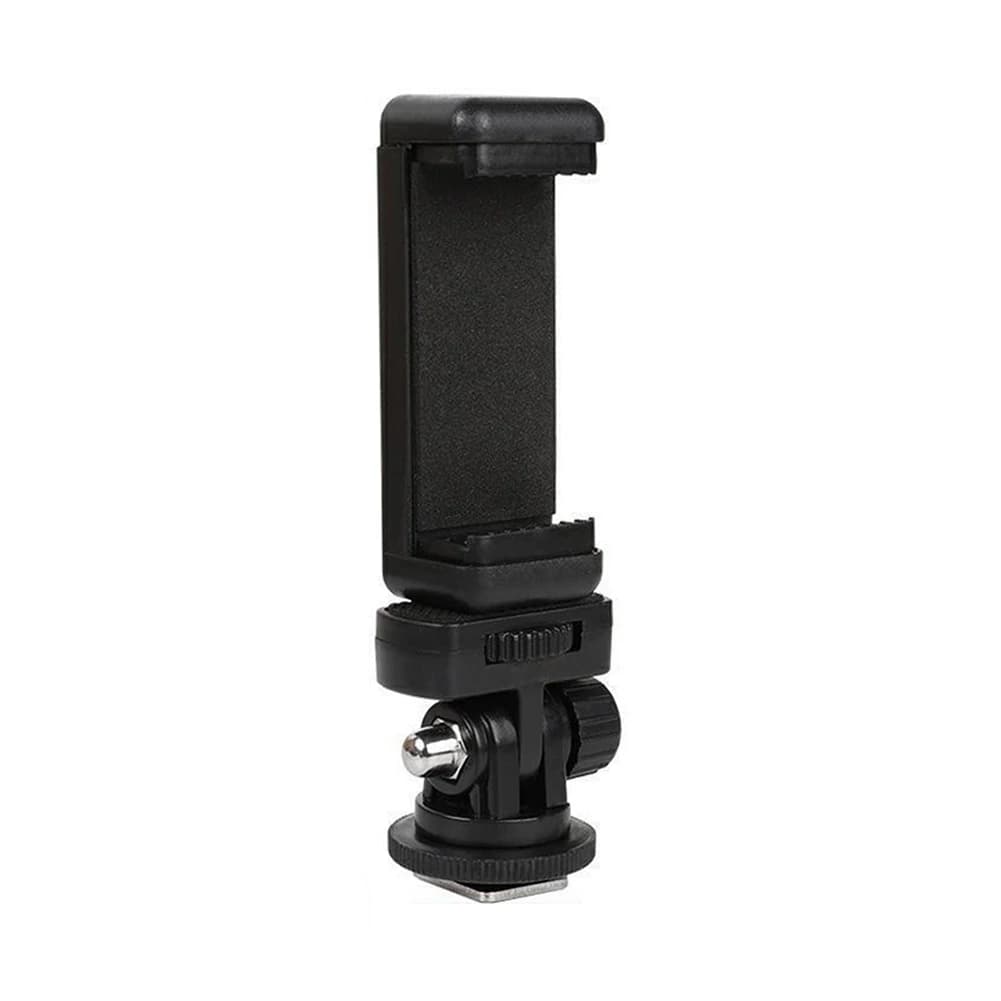 Phone Mount for Camera Hot Shoe Mobile Phone Clip Holder Monitor Flexible Tripod Adapter for Canon Nikon Sony DSLR Camera