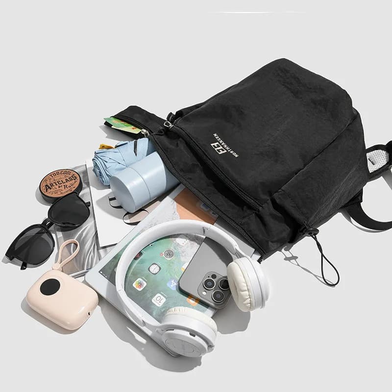 Simple Backpack, Outdoor Sports Bag, Hiking Bag, Stylish and Versatile Casual Bag, Large-Capacity Student School Bag