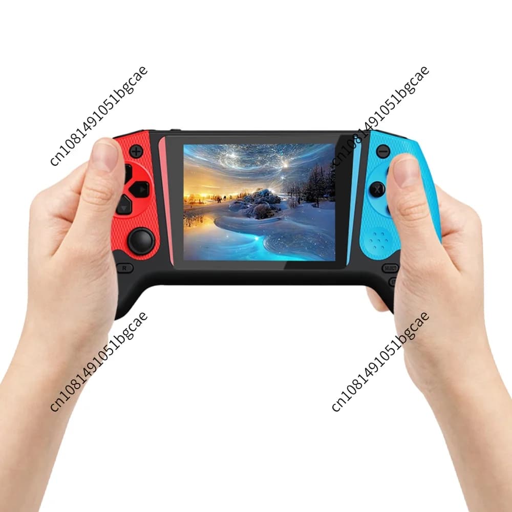 Gaming Console 3.5inch LCD Screen Built-in 500 Games Nostalgic Game Console Video Game Console for Kids Adults for Single Player