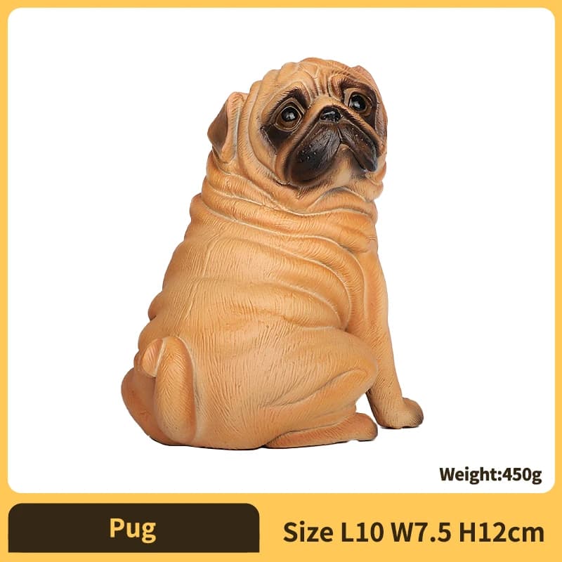 Realistic Dog Figurine Action Figure - Collectible Dog Model Decorative Ornament, Perfect Gifts for Kids & Military Action Figur