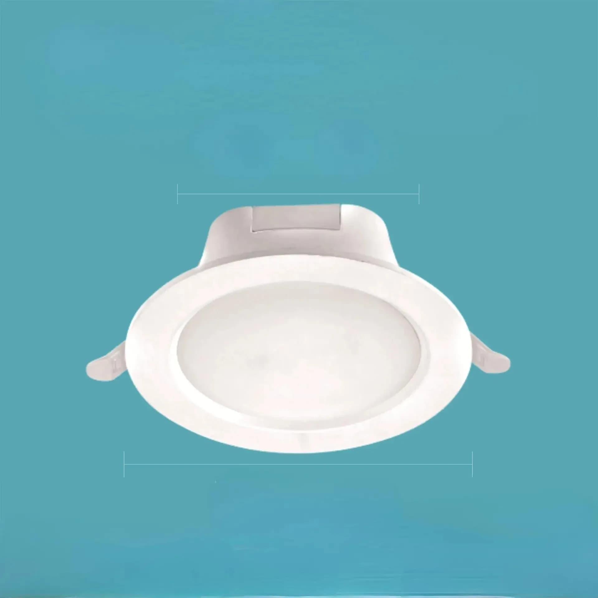Led Emergency Light Lamp Professional Grade Durable AC200-240V Downlight Built-in Battery Lights Up When Power Outage Occurs
