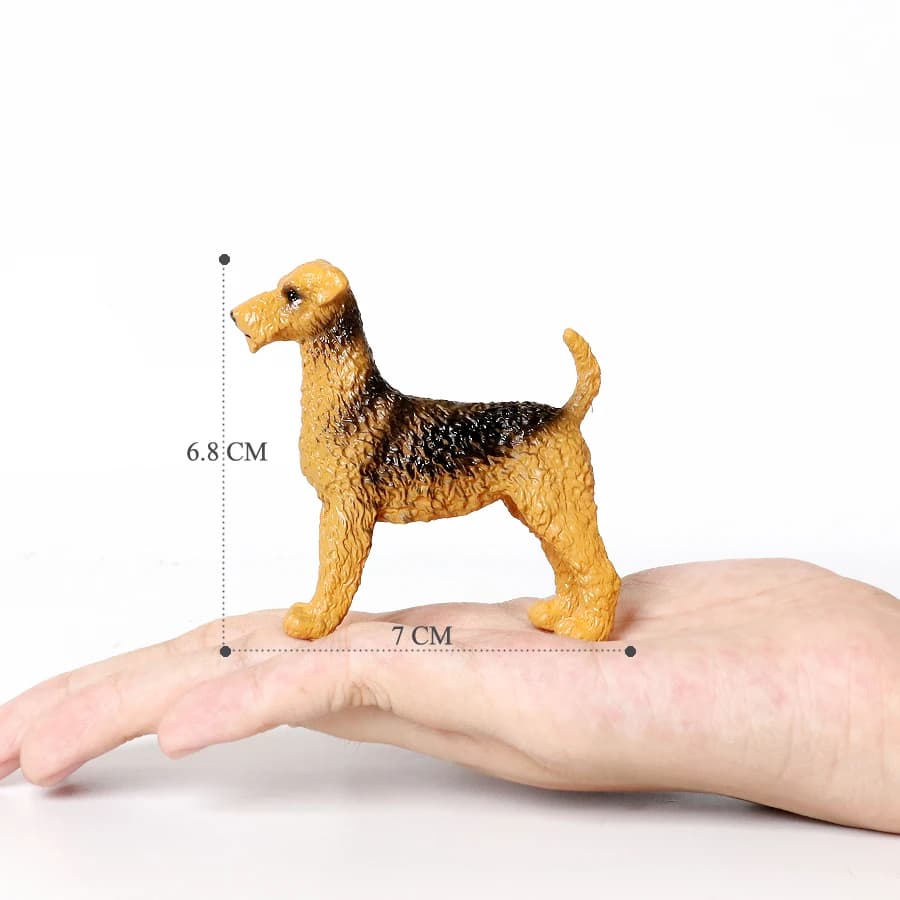 Simulation Solid French Bulldog Animal Figures, Collectible Dog Ornaments, Indoor Home Party Decor Birthday Present for Kids