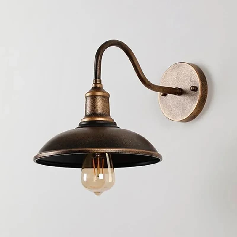 LED Industry Wall Lamp Retro American Wall Light For Courtyard Balcony Entrance staircase Hallway Bedroom Vintage Decor Fixtures