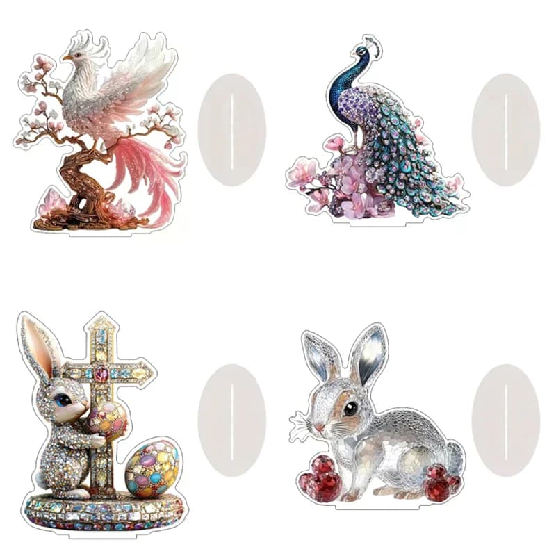 Decor Figure Decor For Office Housewarming Gift Desktop Decor Ornament 2D Acrylic Desktop Ornament