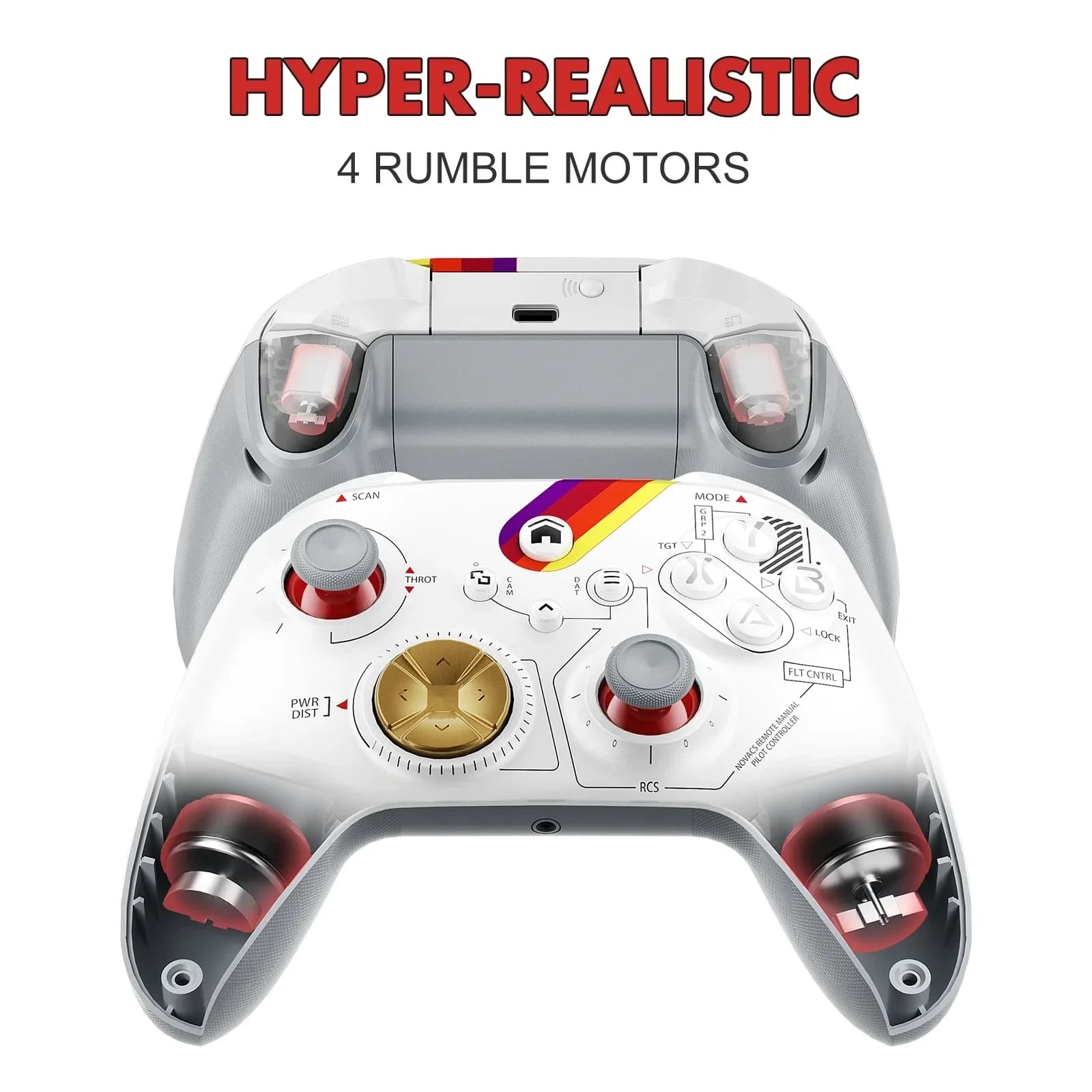 Gaming Gamepad For Xbox One Series X/S Pc With 6-Axis Gyro Sensor Dual Vibration Hall Effect Wireless Game Xbox Controller