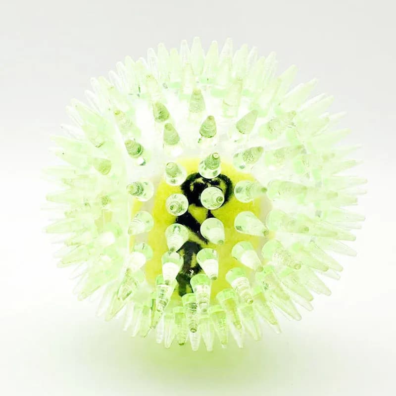 Pet Dog Toy, Rubber Tennis Ball, Prick Ball, Squeaking, Grinding Teeth, Relieving Boredom, Accompanying Various Dogs of All Size