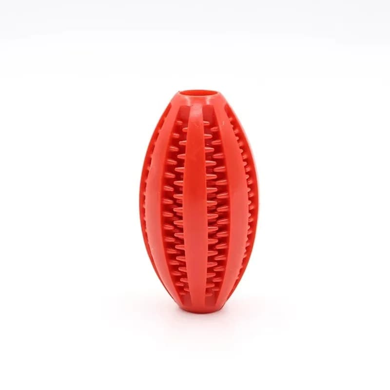 Dog Teeth Cleaning Toy, Interactive Food Dispensing Ball for Puppy Chewing Durable Rubber Treat Ball for Small Medium Large Dogs