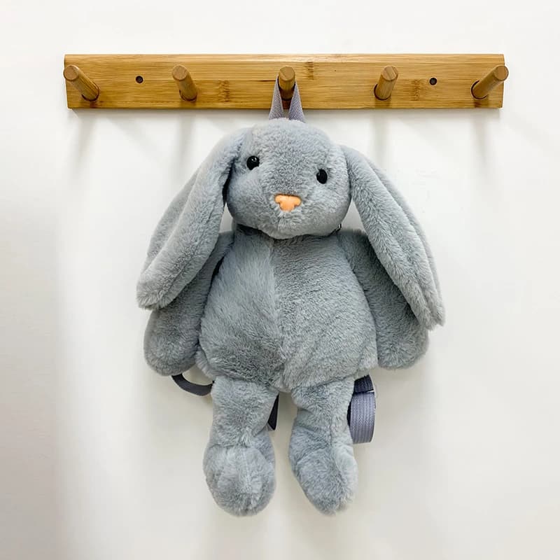 Backpacks 2025 Cartoon Teddy Bear Kids School Bags Bunny Rabbit Purple Cute Girl's Birthday Gift College Girl Casual Bag Kawaii
