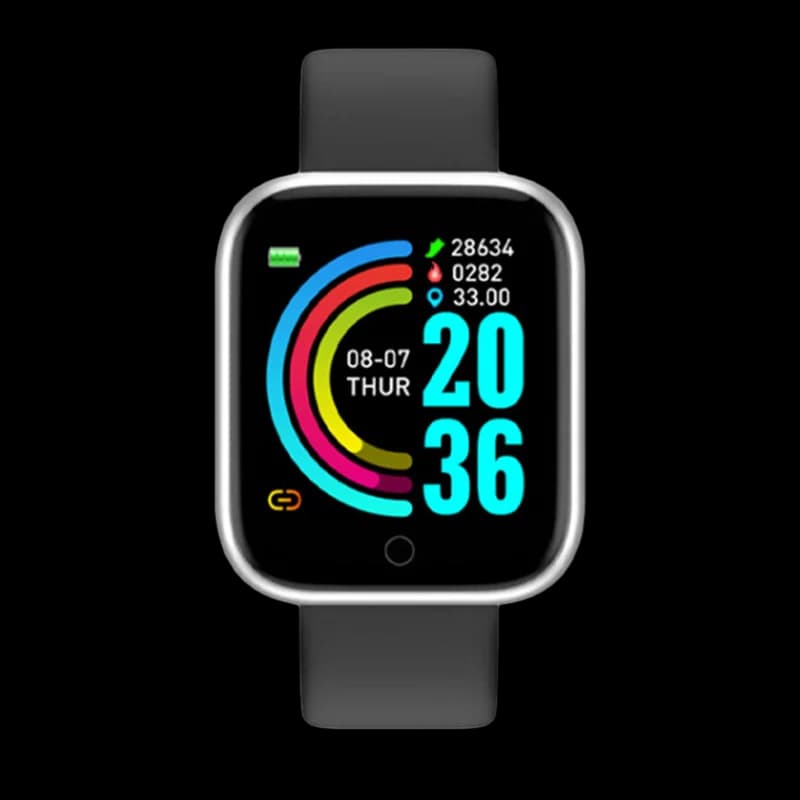 Smart Watch For Men Women Sport Mode Music Control Calorie Distance Fitness Smart Band Message Remind Smart Bracelet Android IOS