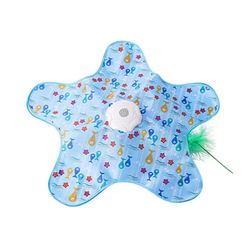 Cat Hunting Carpet, Teasing Stick, Five Pointed Star Toy, Automatic Rotating Wheel, Self Hi, Hiding Hood, Interactive Cat Toy