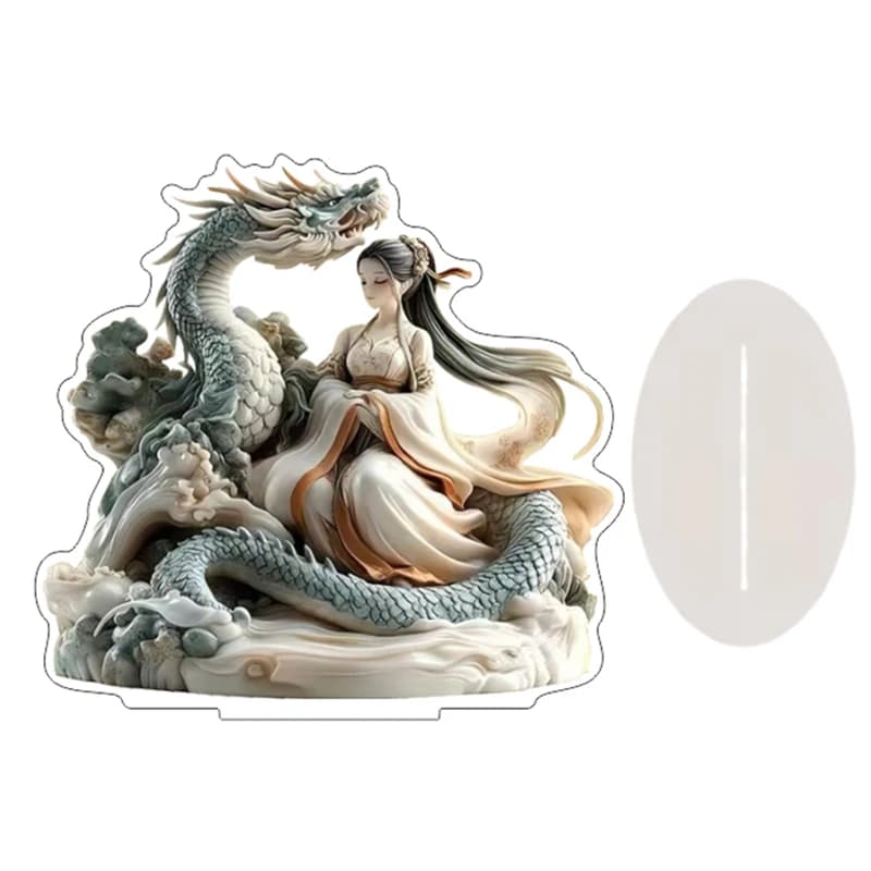 Decor Figure Decor For Office Housewarming Gift Desktop Decor Ornament 2D Acrylic Desktop Ornament
