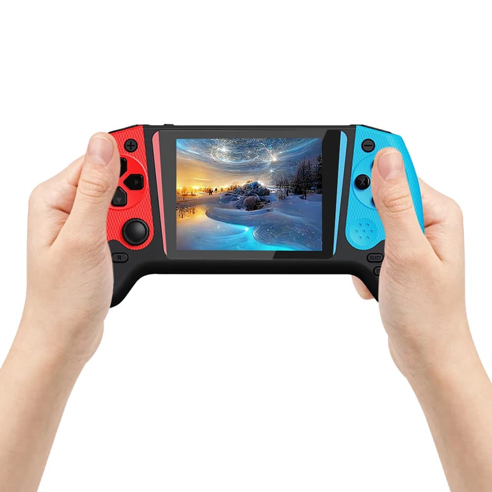 Gaming Console 3.5inch LCD Screen Built-in 500 Games Nostalgic Game Console Video Game Console for Kids Adults for Single Player