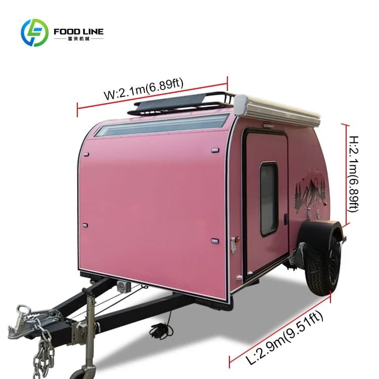 Camp Trailer off Road caravan Car Campers and Rvs Camping Travel Trailer