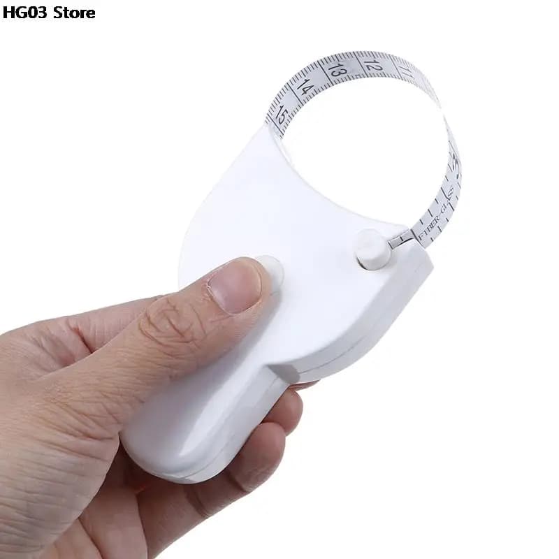 High Qulaity 1.5m Fitness Accurate Body Fat Measuring Body Tape Ruler Measure Tape Measure White Body Fat Caliper