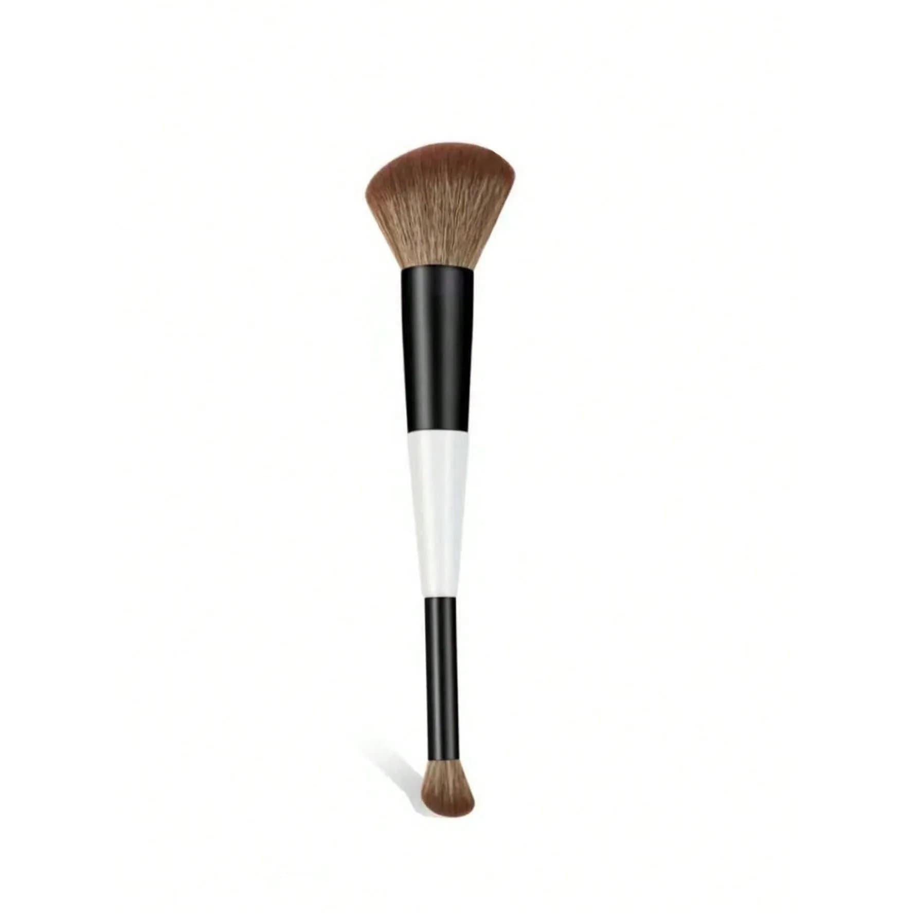 1 double-ended makeup brush, foundation brush, concealer brush, blush brush, contour brush, eyeshadow brush, multi-functional makeup brush