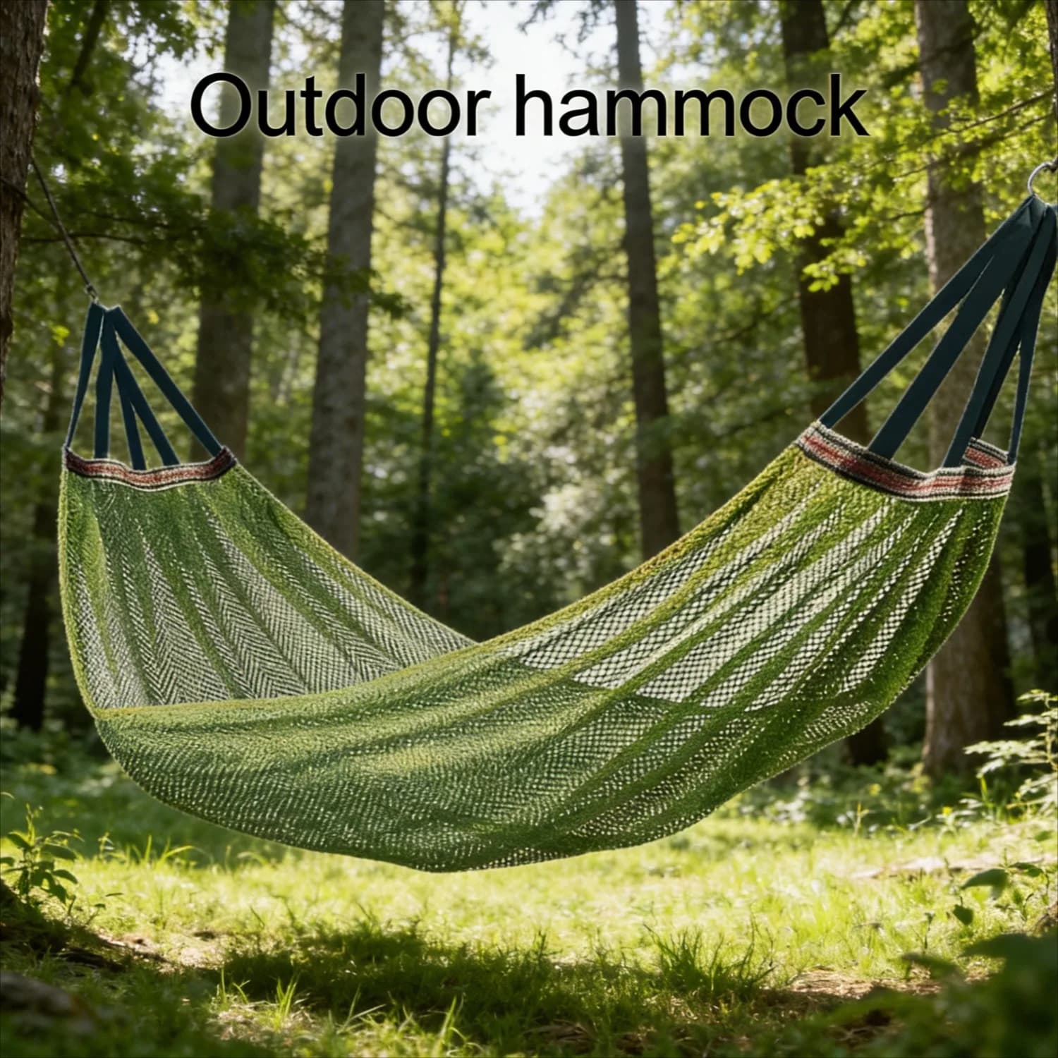 Campout Outdoor Hammock, Anti-Fall Camping Travel Item, Outdoor for All Ages Multi-Purpose for the Yard