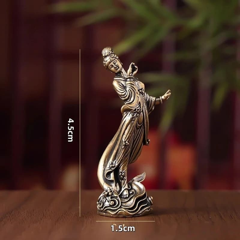 Four Beautiful Women Figure Home Decor Xishi, Diaochan, Wang Zhaojun, Yang Yuhuan, Retro Decoration Desktop Crafts Ornaments