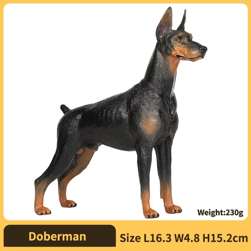 Realistic Dog Figurine Action Figure - Collectible Dog Model Decorative Ornament, Perfect Gifts for Kids & Military Action Figur