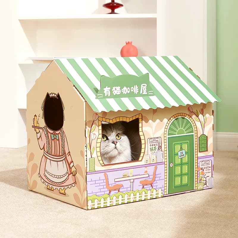 Cat litter, cat scratch board, integrated sofa, anti cat scratch box, cardboard box, house, cat toy, cat supplies