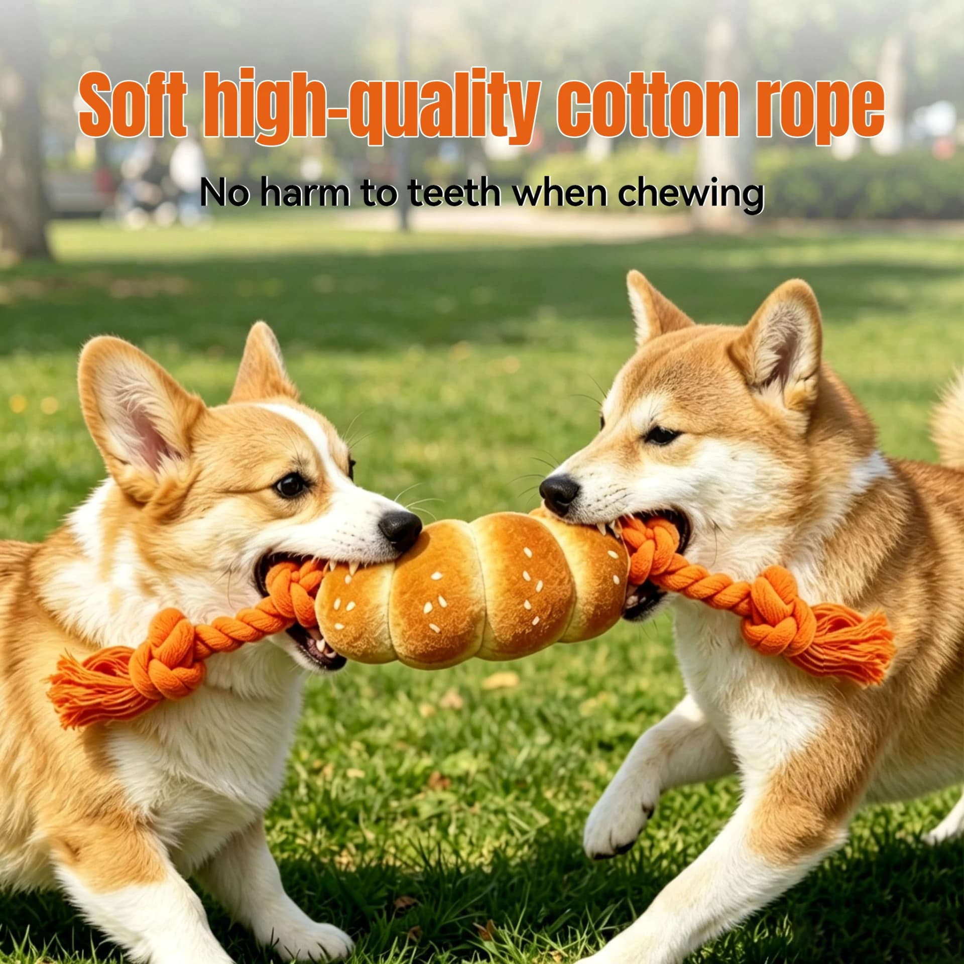 Pet Sausage Toy, Durable and Noisy Chewing Toy for Dogs, Water-Resistant and Suitable for Interactive and Leisure Play