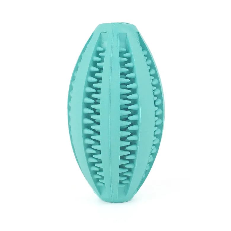 Dog Teeth Cleaning Toy, Interactive Food Dispensing Ball for Puppy Chewing Durable Rubber Treat Ball for Small Medium Large Dogs