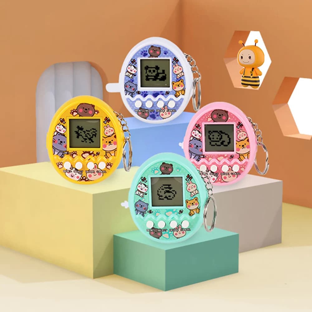 Creative Electronic Pet Game Toy 168 Pets In 1 Virtual Pet Electronic Toys Mini Handheld Game Children Gifts