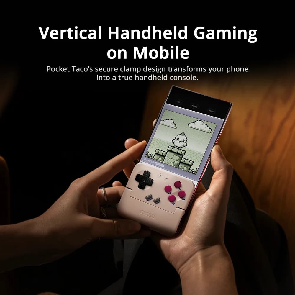 GameSir Pocket Taco Gaming Mobile Controller, Portable Retro Gamepad, Lightweight Bluetooth Vertical Handheld for Android