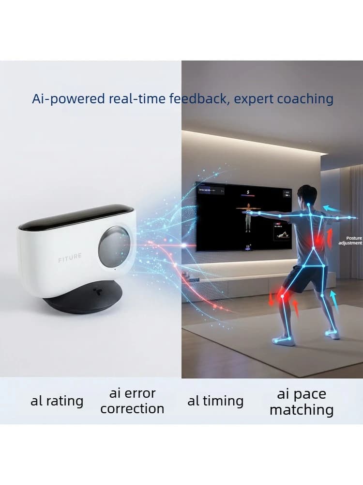 Fitness Magic Box AI, Intelligent Somatosensory Exercise, TV Projection, Console Game Dance Machine Home Fitness Equipment