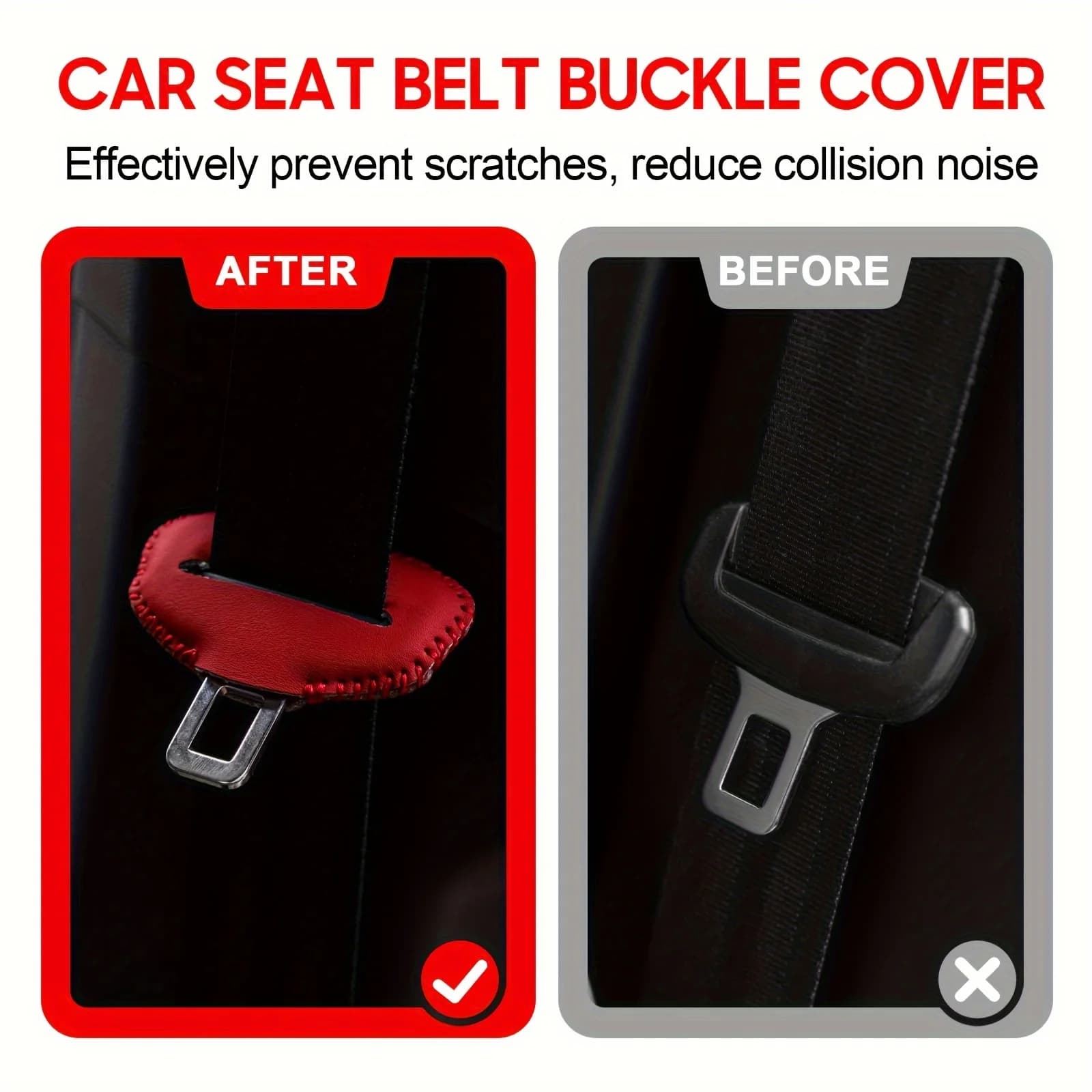 Car seat belt buckles are accessories used to enhance the interior decoration of a vehicle.