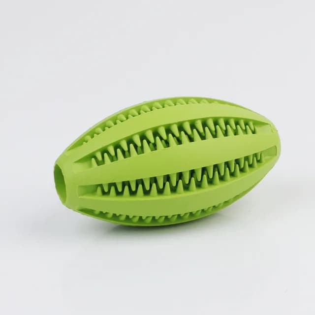 Dog Teeth Cleaning Toy, Interactive Food Dispensing Ball for Puppy Chewing Durable Rubber Treat Ball for Small Medium Large Dogs