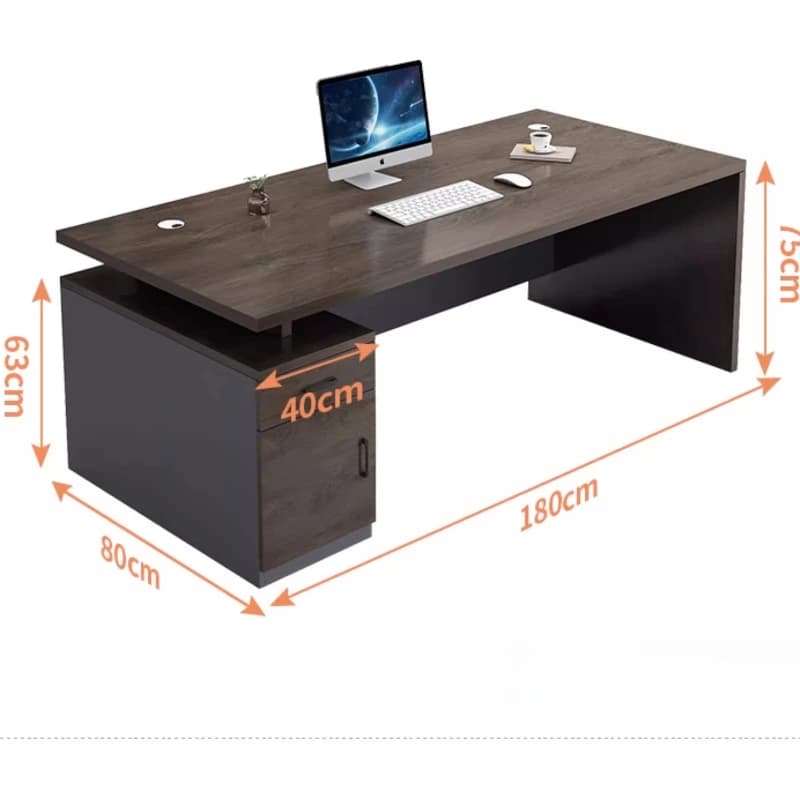 Bedroom Modern Office Desk Design Storage Luxury Fashionable Office Desk Classic Working Biurko Do Komputera Home Accessories