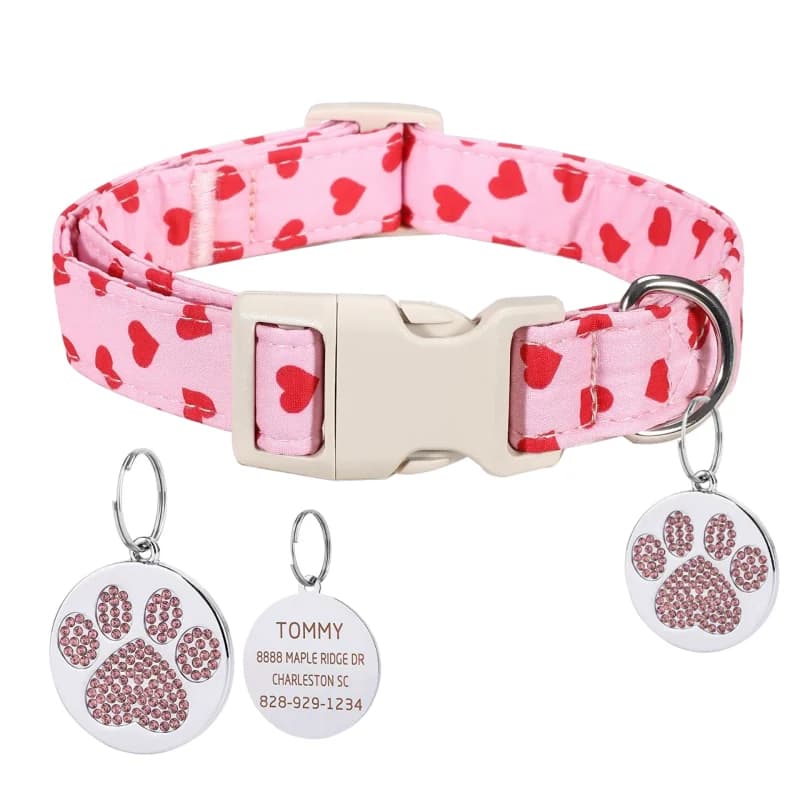 Dog Collar Can Be Hung with A Leash, Anti-lost, Explosion-proof, Adjustable, Comfortable Collar for Large, Medium and Small Dogs