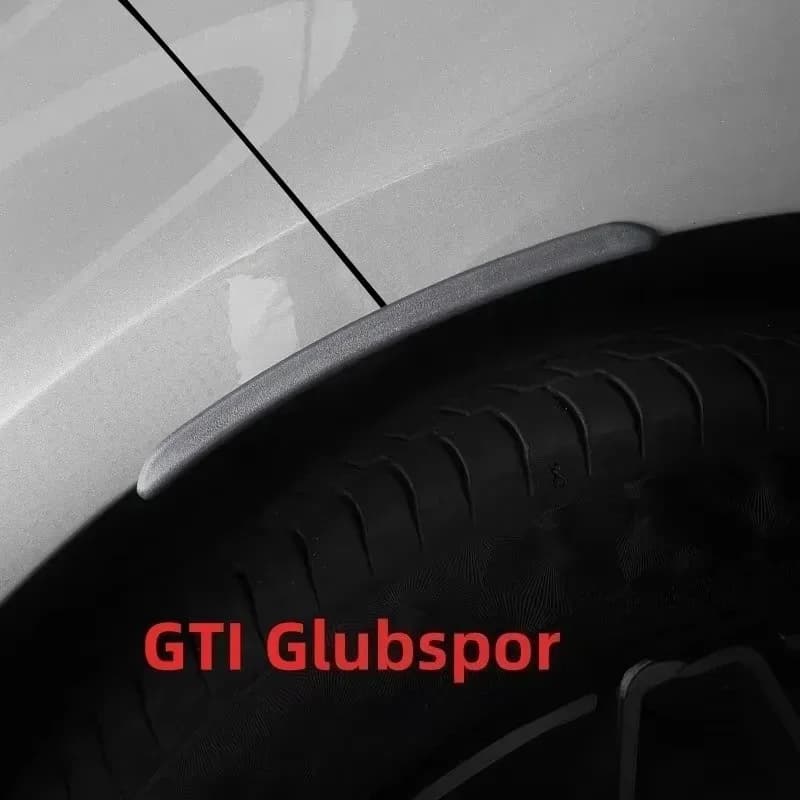 Car Accessories Popular  A Set Sut for Mud Flaps Arch Wheel Eyebrow Lips Strips Sticker Trim for Golf 8 Car Fender Flares
