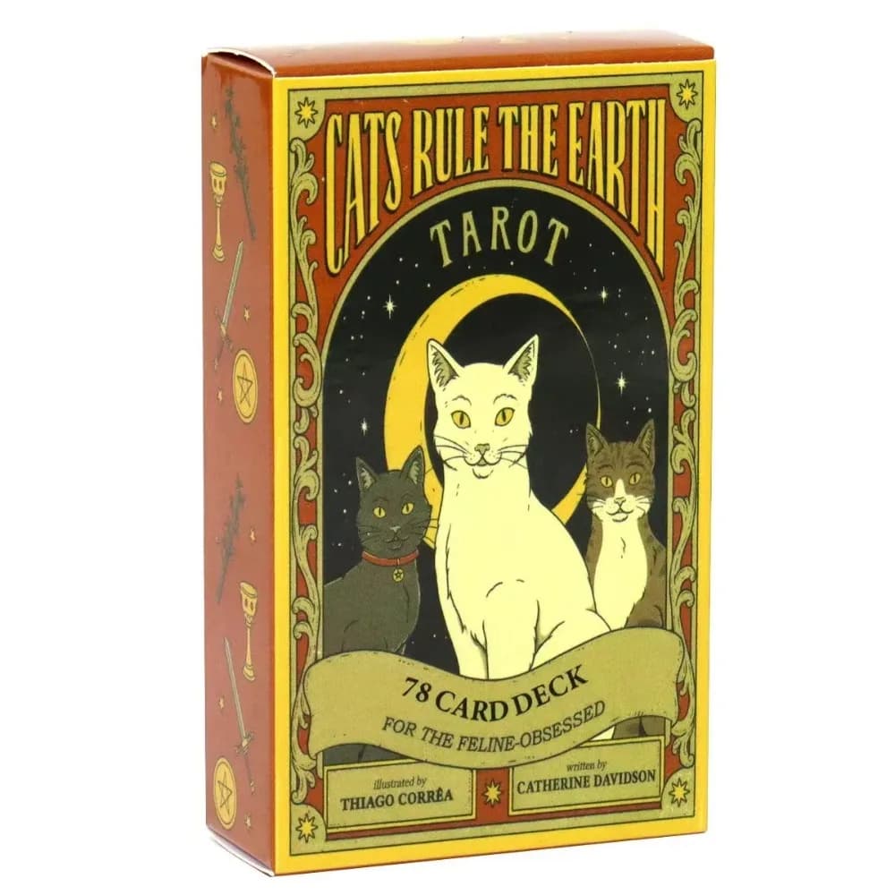 Cats Rule The Earth Tarot Deck 78 Vintage Cat Themed Tarot Cards Divination Tool For Tarot Practitioners And CatLoversCollection
