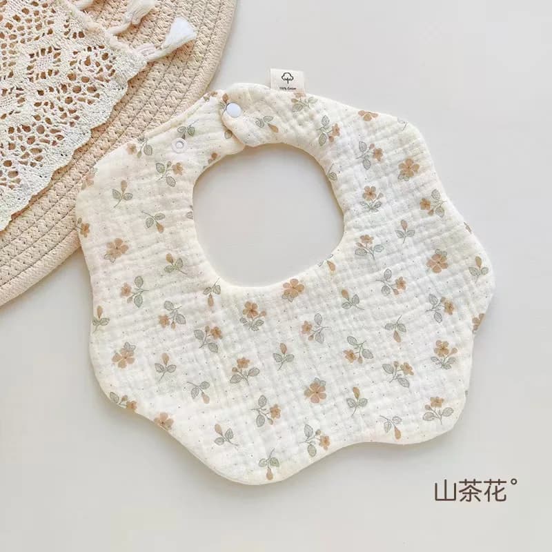 Newborn Baby Bibs for Boy Girl Cute Animal Burp Cloths Cotton Muslin Soft Infants Breathable Feeding Bibs Feeding Accessories