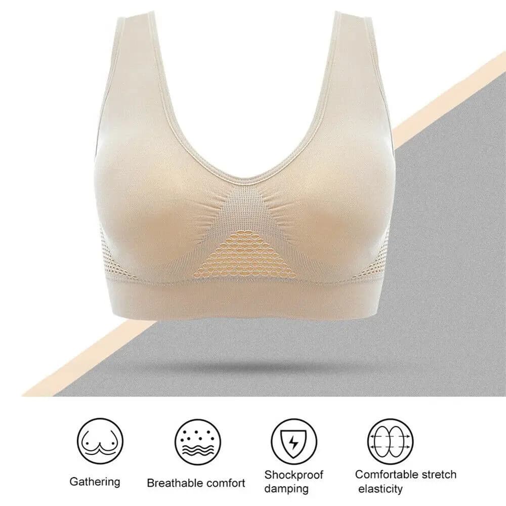 Fitness Gym  Workout With Pad Breathable Yoga Sports Wear Sports Bra Push-Up Vest Shockproof Underwear
