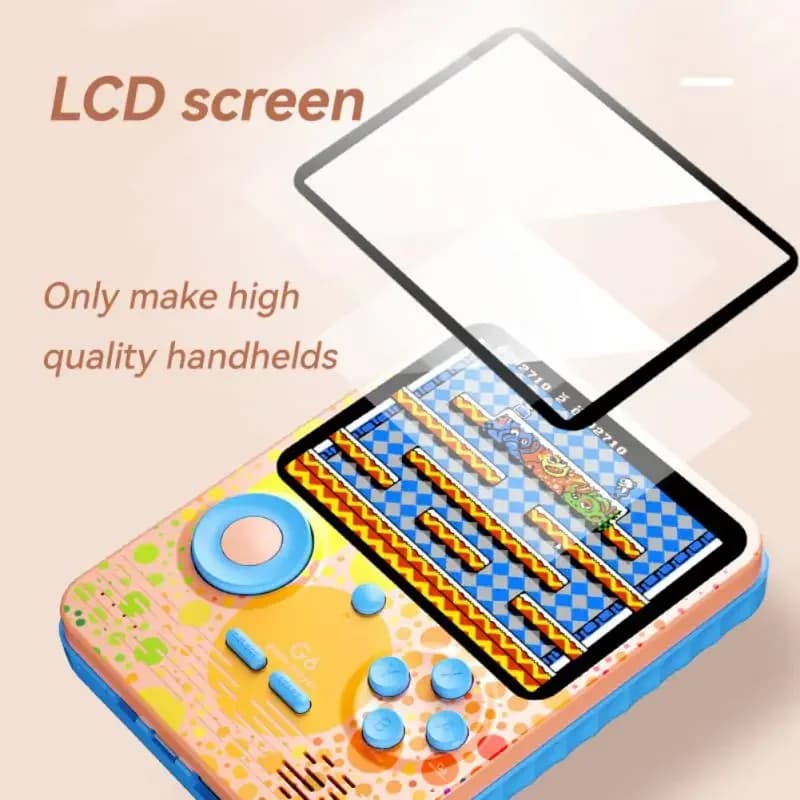 G6 Game Console 3.5 Inch Screen Handheld Portable Support 2 Players Video Gaming Machine for Kids