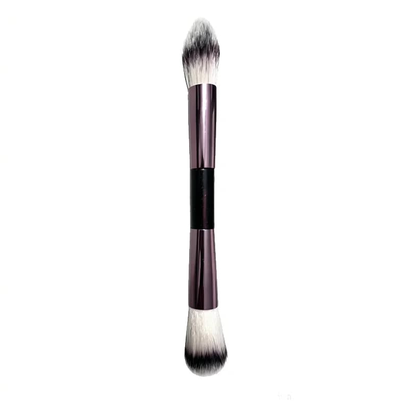 Makeup Brush, Powder Brush, Blush Brush, Loose Powder Brush, Exquisite Professional Metal Handle, Double-head Design, with Box